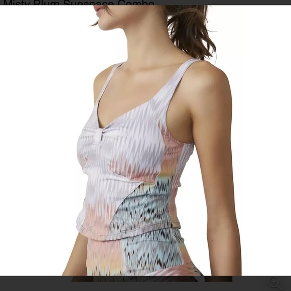 NWT FP Movement Kindred Spirit Printed Tank, Misty Plum Sunspace - Picture 3 of 5